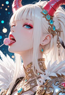 Celestial Demon Princess with Sweet Treat