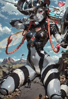 Giant Cybernetic Insect Queen