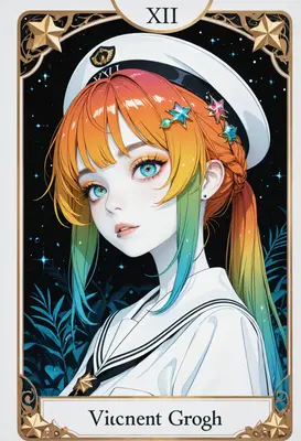 Celestial Sailor Tarot Card Portrait