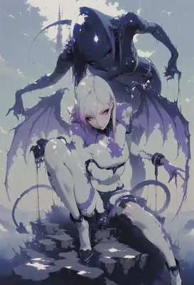 Shadow Demon Manifesting from Dark Goo