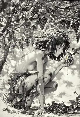 Forest Nymph With Wild Fruit