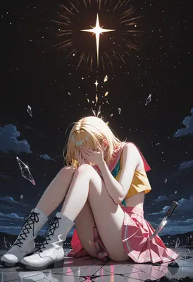 Shattered Dreams Under Starlit Skies