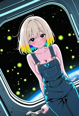 Space Mechanic Watching The Stars
