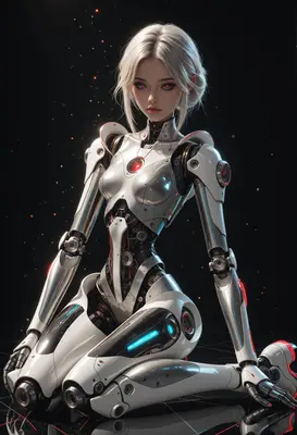 Ethereal Android in the Infinite Void