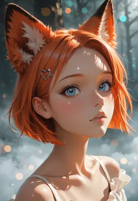 Enchanting Fox Spirit Portrait