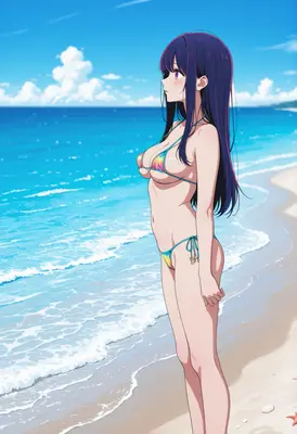 Serene Summer Day at the Beach