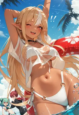 Sun-Kissed Summer Elf Beach Day