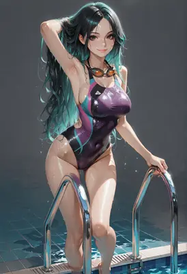 Refreshing Swim in the Pool