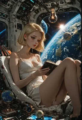 Solitude Aboard a Celestial Station