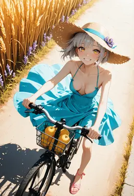 Summer Ride Through the Golden Fields