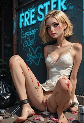 Bleeding Heart in the Neon Alley