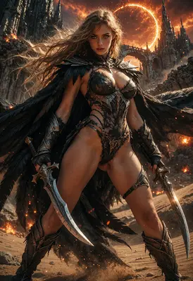 Warrior Queen of the Burning Ruins