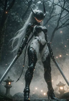 Cybernetic Warrior in the Mist