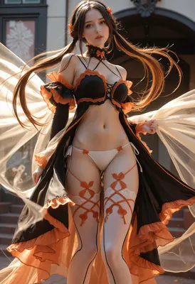 Ethereal Autumn Fantasy Girl
