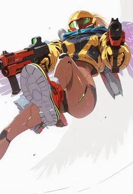Armored Bounty Hunter in Action