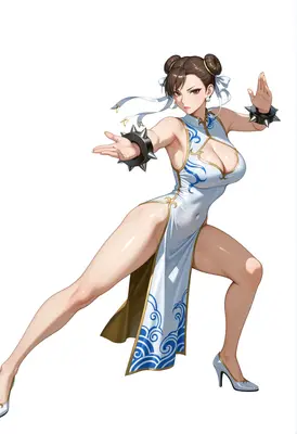 Chun-Li Ready for Combat Stance