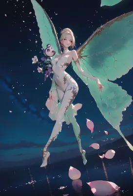 Ethereal Fairy and Her Small Companion