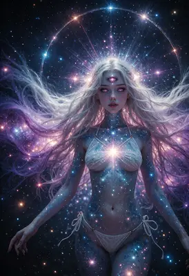 Celestial Goddess of the Cosmic Void