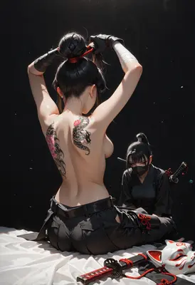 Shadow Warrior Preparing for Battle