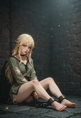 Captive Princess in the Dark Dungeon