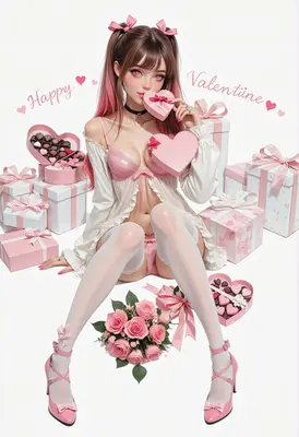 Sweet Valentine Surprise with Pink Gifts