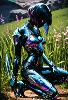 Shadow Warrior in the Wild Grass