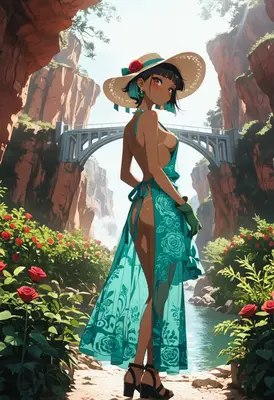 Summer Stroll in the Rose Garden