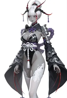 Oni Demon Empress with Sharp Claws