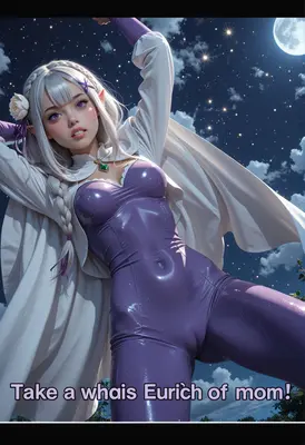 Moonlit Elf in Purple Latex