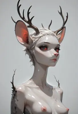 Ethereal Fawn Spirit Portrait