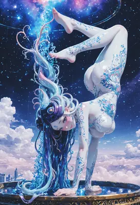 Celestial Dancer in the Cosmic Sky