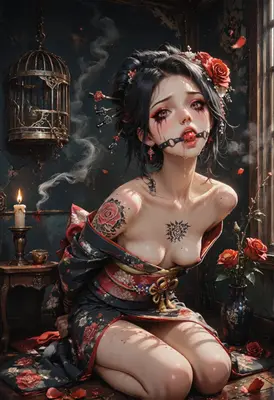 Captive Beauty in the Gilded Room