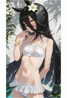 Wet Summer Lily Anime Girl