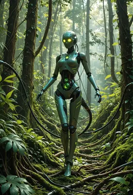 Android Awakening in the Ancient Woods