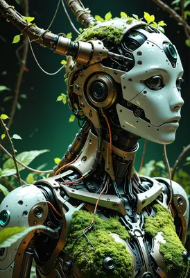 Android Reclaimed by Nature
