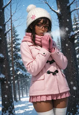 Cozy Winter Day in the Woods