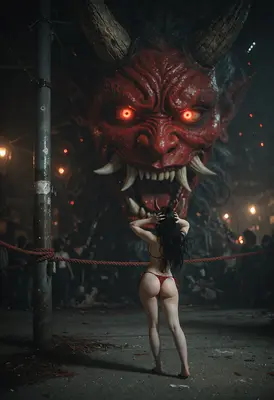 Demon Confrontation in the Underground Ring