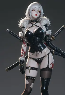 Lethal Blade Wielder in Latex