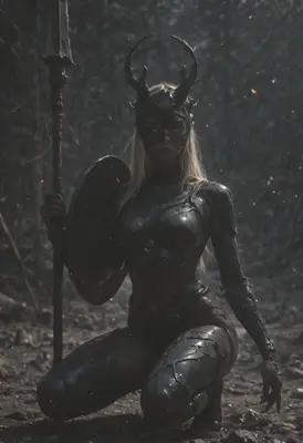 Dark Valkyrie of the Shadow Realm