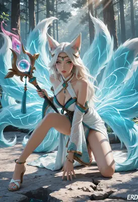 Celestial Nine Tailed Fox Sorceress