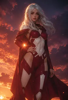 Warrior Queen at Sunset