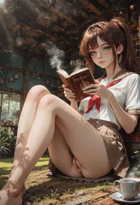 A Quiet Moment Reading In Nature