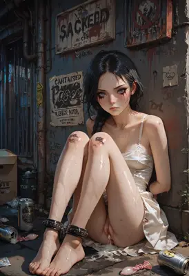 Lost Soul in the Dark Alleyway