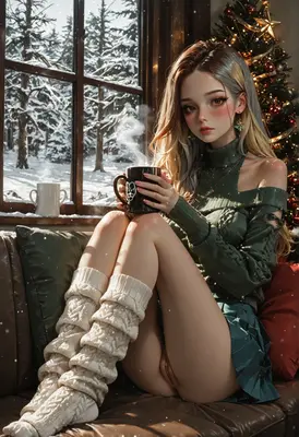 Cozy Christmas Morning Coffee