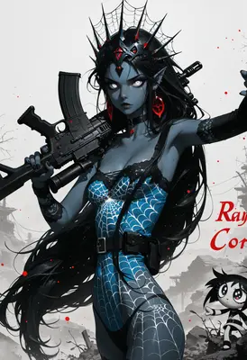 Gothic Spider Queen Warrior