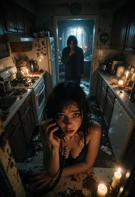Silent Call in the Dark Kitchen