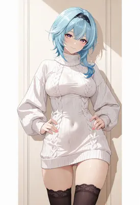 Eula Lawrence in a Cozy Sweater