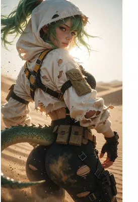 Desert Scout with Dragon Tail