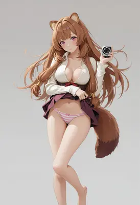 Raphtalia Capturing a Playful Moment