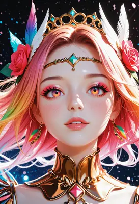 Celestial Queen with Rose Crown